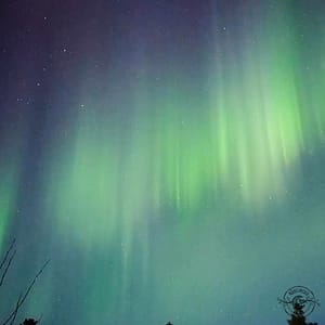 Nordlicht x Supermoon